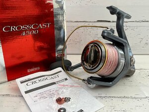 ■ 美品 DAIWA CROSSCAST 4500 ダイワ クロスキャスト 4500 スピニングリール 元箱付き ★