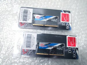 ■◆ GSKILL RIPJAWS DDR4 2666 8GB 2枚 計16ＧＢ GSK F4-2666C19S-8GRS ＰＣメモリ　取り外し　ＰＣパーツ