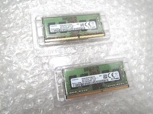 #* SAMSUNG 4GB 1R×165 PC4-3200AA-SC0-11 4GB 2 sheets total 8GB PC memory removed PC parts 