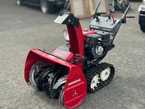 * engine actual work! superior article! operation OK! HONDA Honda HSS970s cross auger snowblower period of use 82.2H small size snowblower Sapporo departure 