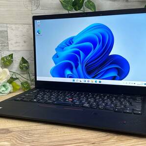 【良品♪】Lenovo ThinkPad X1 Carbon [8世代 Core i5(8250U) 1.6GHz/RAM:8GB/SSD:256GB/14インチ]Windowsd 11 動作品の画像1