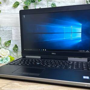 【良品♪】DELL Precision 7510[Xeon Core E3-1505Mv5 2.8GHz/RAM:64GB/HDD:1TB/15.6インチ]Windows 10 動作品の画像1