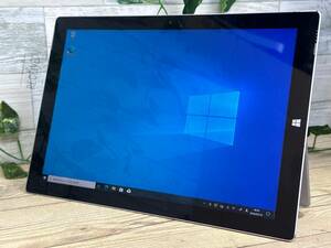 【良品♪】Surface Pro 3[Core i5(4300U)1.9Ghz/RAM:4GB/SSD:128GB/12インチ]Windows10 タブレットPC 動作品