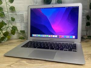 【動作OK♪】MacBook Air 2017(A1466)[Core i5(5350U)1.8Ghz/RAM:8GB/SSD:12856GB/13インチ]Monterey インストール済 動作品