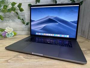 【良品♪】MacBook Pro 2019[Core i9 9980H 2.3GHz/RAM:32GB/SSD:512GB/15.4インチ/タッチバー]Mojave スペースグレー 動作品