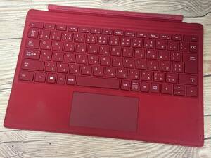 【動作OK♪】Surface Pro 5 、6、7 タイプカバー レッド Model:1725 Type Cover 動作品