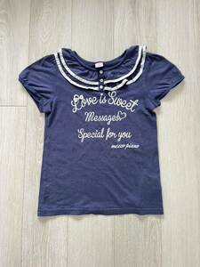  Narumi ya* Mezzo Piano * short sleeves T-shirt, T-shirt tops 150 centimeter girl 