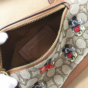 ★COACHバッグ★コーチ CL961 ボディバッグ COACH X DISNEYコラボ シグネチャーミッキーマウス クロスボディー アウトレット品の画像7