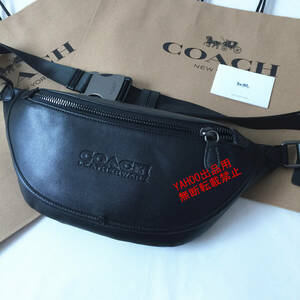 ★COACHバッグ★コーチ C2291 ブラック ボディーバッグ ベルトバッグ ウエストバッグ クロスボディーショルダーバッグ アウトレット品 