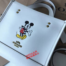 ★COACHバッグ★コーチ CM843 DISNEY X COACH ハンドバッグ トートバッグ ショルダーバッグ 手提げバッグ ミッキーマウス アウトレット品_画像2