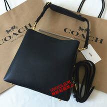 ★COACHバッグ★コーチ C3916 ブラック ハンドバッグ バケットバッグ ショルダーバッグ 手提げバッグ クロスボディー アウトレット品 新品_画像3