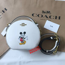 ★COACHバッグ★コーチ CM856 ショルダーバッグ COACH X DISNEY コラボ ミッキーマウス クロスボディー レディースバッグ アウトレット品_画像1