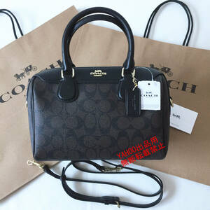 ★COACHバッグ★コーチ F32203 ダークブラウン ハンドバッグ ショルダーバッグ 手提げバッグ レディースバッグ アウトレット品 新品