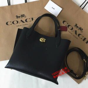 ★COACHバッグ★コーチ C8869 ブラック ウィロウ ハンドバッグ トートバッグ ショルダーバッグ レディース斜め掛け アウトレット品 新品