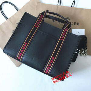 ★COACHバッグ★コーチ CM067 BLACK ハンドバッグ トートバッグ ショルダーバッグ 手提げバッグ 2WAY スミストートアウトレット品 新品