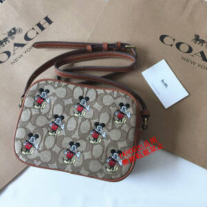 ★COACHバッグ★コーチ CN034 DISNEY X COACH コラボ ショルダーバッグ ミッキーマウス クロスボディー レディースバッグ アウトレット品