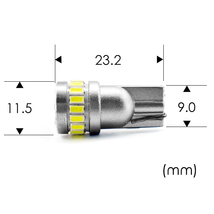 ●訳あり) 10個セット T10 LED 24連 ポジション アンバー ウインカー 無極性 3014チップ 12V用 爆光 代引可_画像5