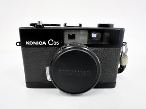 100円～◎KONICA コニカ C35 フィルムカメラ HEXANON 38mm 1:2.8 レンジファインダー カメラ ジャンク 昭和 レトロカメラ 