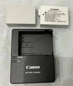 キヤノン Canon　バッテリーチャージャー LC-E8　バッテリーLP‐E8　２個