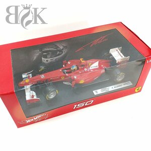 Hot Wheels ホットウィール 1/18 フェラーリ 150 Italia F.アロンソ Santander ミニカー モデルカー 中古 ★