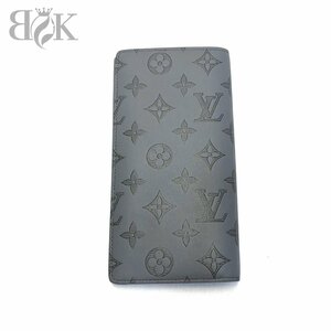 美品 ルイヴィトン 財布 ポルトフォイユ・ブラザ 長財布 二つ折り モノグラム・シャドウ M81335 LOUIS VUITTON ＋