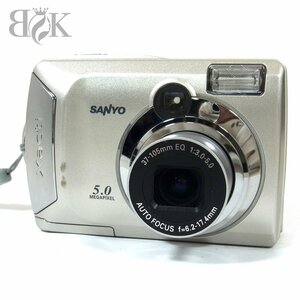  Sanyo Sanyo Xacti DSC-S5 type digital camera silver group electrification simple operation verification ending SANYO *