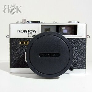 コニカ C35 FD コンパクトフィルムカメラ レンズ 38mm F1.8 動作未確認 長期保管品 KONICA ∞