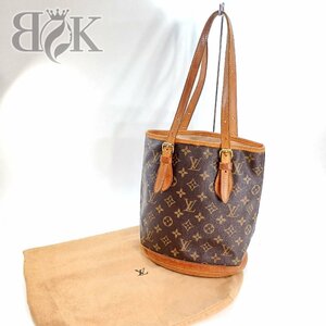 ルイヴィトン モノグラム バケットPM M42238 FL0073 ハンドバッグ バケツ レディース 鞄 LOUIS VUITTON 中古 ★