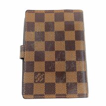 ルイヴィトン ダミエ アジェンダPM R20700 6穴式 システム手帳カバー LOUIS VUITTON 中古 ★_画像2