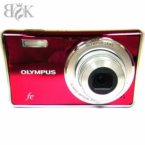  прекрасный товар Olympus цифровая камера FE-4000 бордо электризация простой рабочее состояние подтверждено принадлежности OLYMPUS *