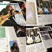 0503A レア切り抜き　イングヴェイ・マルムスティーン　Yngwie Malmsteen_画像1