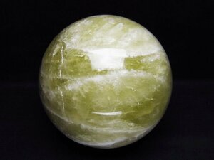 誠安◆5Kg天然石最高級品シトリン水晶丸玉 154mm [T63-6908]