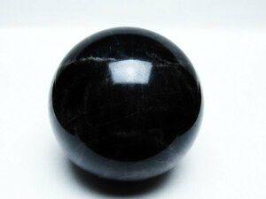 誠安◆超レア最高級超美品天然モリオン 純天然 黒水晶 丸玉 79mm [T572-10065]