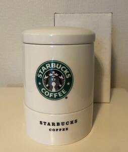 未使用☆スターバックス☆陶器 キャニスター☆保存容器☆STARBUCKS 