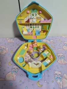 完品　美品　ポーリーポケット　ブルーバージョン　保育園のポーリー　ベビーケアセンター　polly pocket