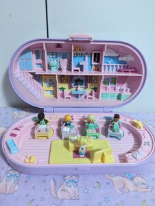 完品　ポーリーポケット　スタンピンスクール　パープルバージョン　polly pocket