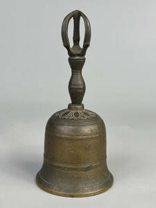 仏教美術　古銅製　鐘　仏具　法具　五鈷鈴　手鈴　唐物　古物