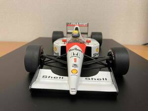 １/18 ミニチャンプ製 セナコレ マクラーレンMP4／6 （マルボロタバコ仕様）【McLaren MP4/6 1991 World Champion】※箱なし