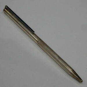 1円スタート激レア S.T.Dupont デュポン クラシック ツイスト式 シルバー ボールペン 筆記用具 30600 11-2