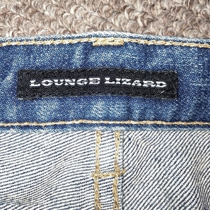 ラウンジリザード LOUNGE LIZARD ダメージデニム サイズ3 ジーンズ ジーパン W33(Lサイズ相当)の画像2