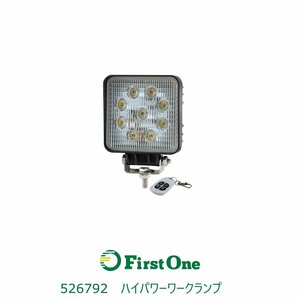 526792 【ワークランプ】ＷＬ－３１　ＬＥＤ９ワークランプ角型２７Ｗ　ホワイト／イエロー [商品サイズ：中]