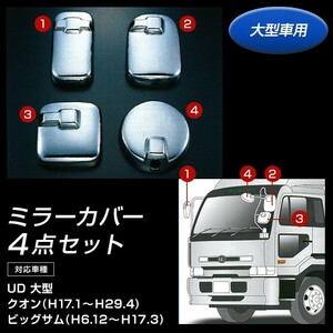 ミラーカバー4点セット UD クオン/ビッグサム 大型車用