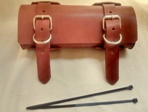  Tochigi leather Brown cow leather tool bag ( with translation 