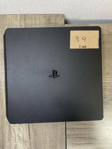 PS4 本体 500GB ブラック　SONY PlayStation4 CUH-2000番代　初期化/動作確認済 プレステ4 薄型　CUH-2100A封印有り 59