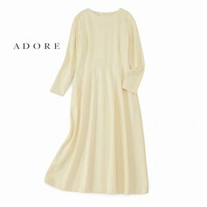 美品★ADOREアドーア★38size/9-11号★ワンピースB093