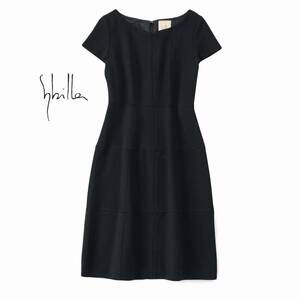 美品★Sybillaシビラ5.5万★Lsize/9号★ワンピース黒C078