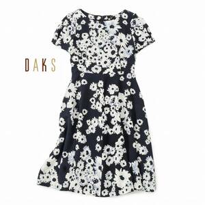 美品★DAKSダックス5.7万★38size/9号★ワンピースD030