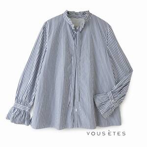 美品★ヴゼットVOUS TES2.5万★38size/ゆとり9号★ブラウスD050