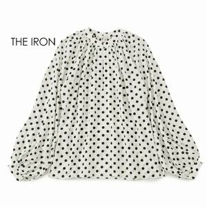 美品★THE IRONアイロン3万★Ssize/7-9号★ブラウスG023