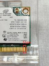 Intel Dual Band Wireless-AC 7260 7260HMW 無線LAN WiFi ネットワークカード Bluetooth 4.0　未使用_画像4